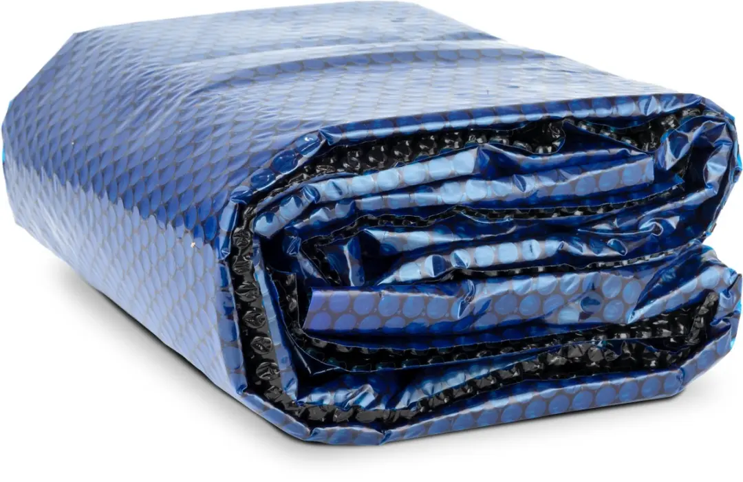 W'eau Solar Cover Ovaal 724x364cm - Zwart/Blauw