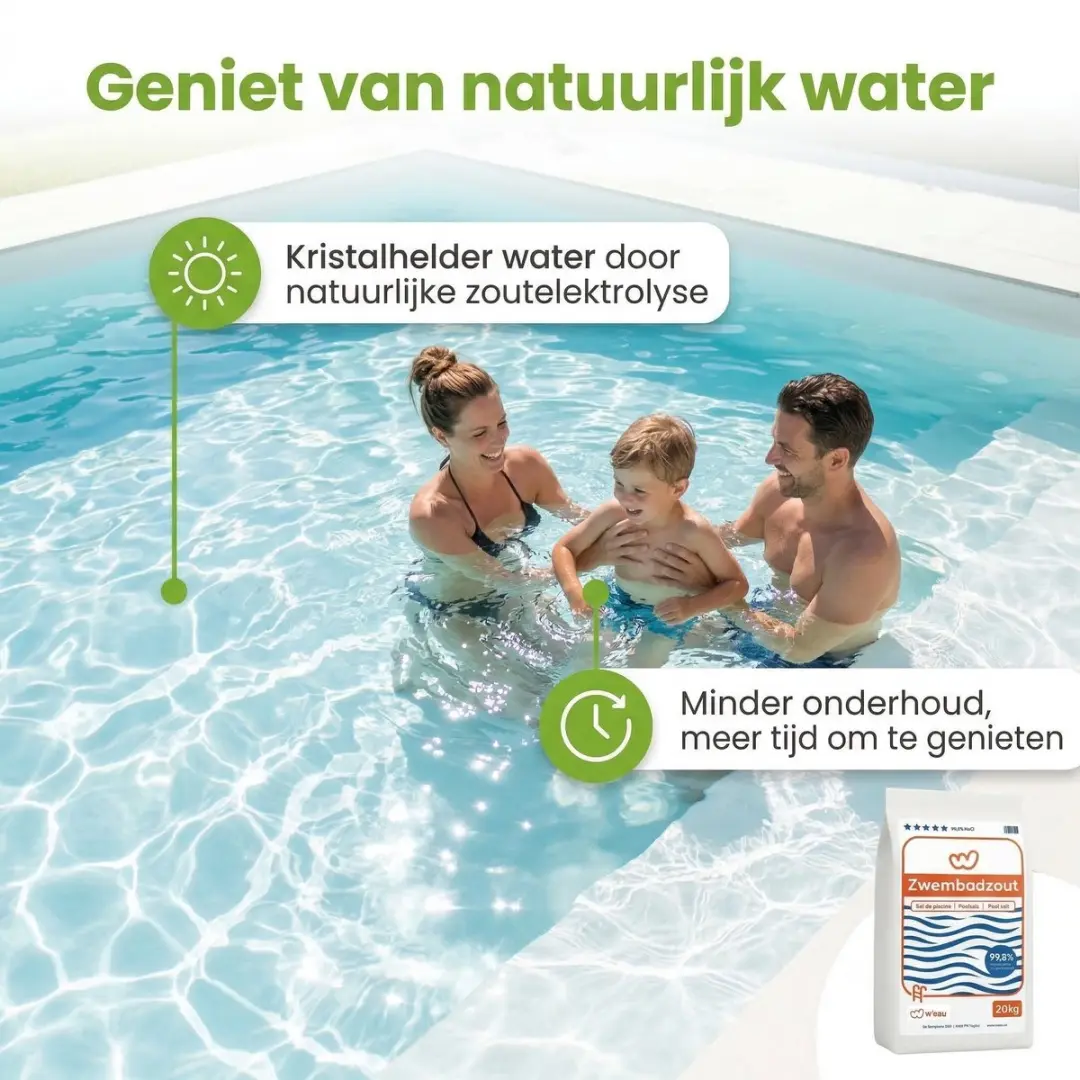W'eau Zwembadzout 20kg