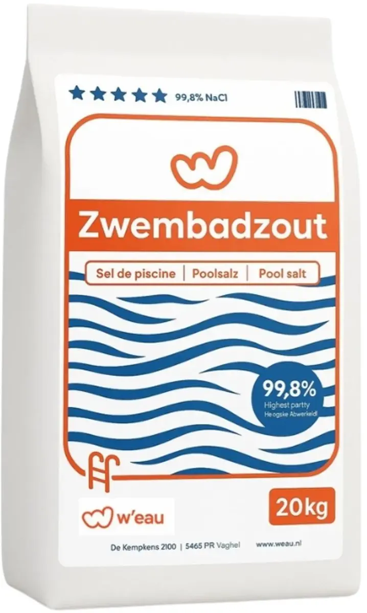 W'eau Zwembadzout 20kg