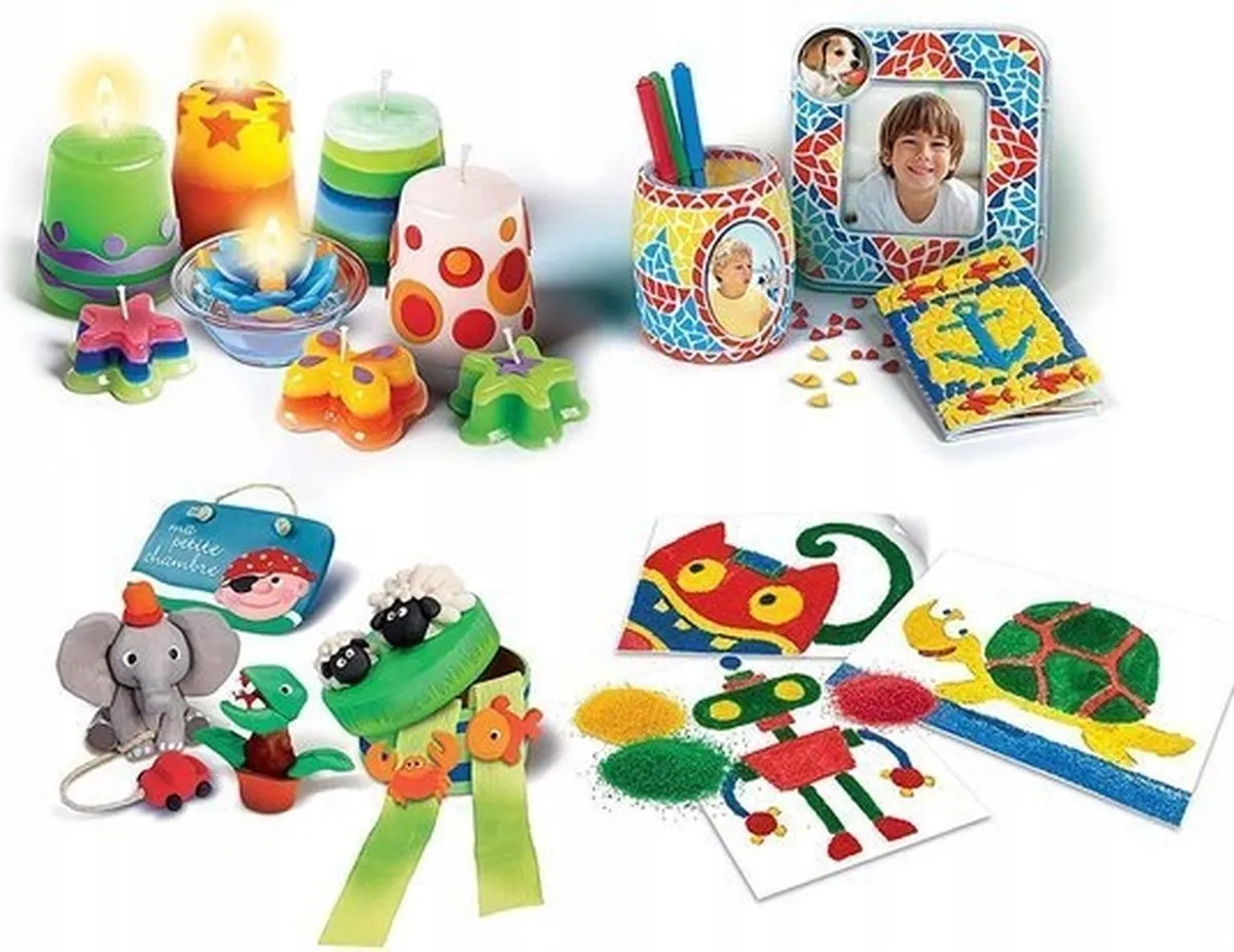 Clementoni Creatieve 4-in-1 Kunstset