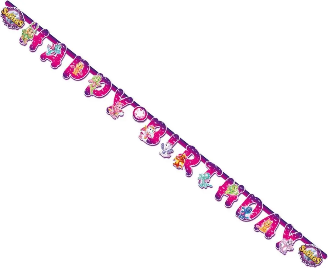 Letterbanner Safiras 200 x 15 cm