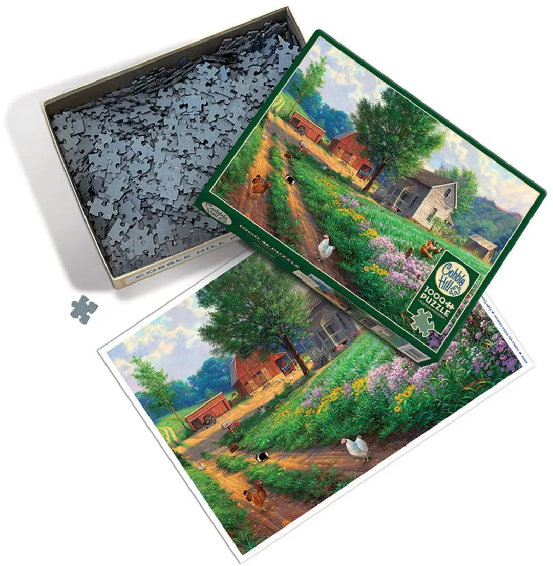 Cobble Hill Farm Country Legpuzzel 1000 Stuks - Multicolor - afbeelding 2 van 5