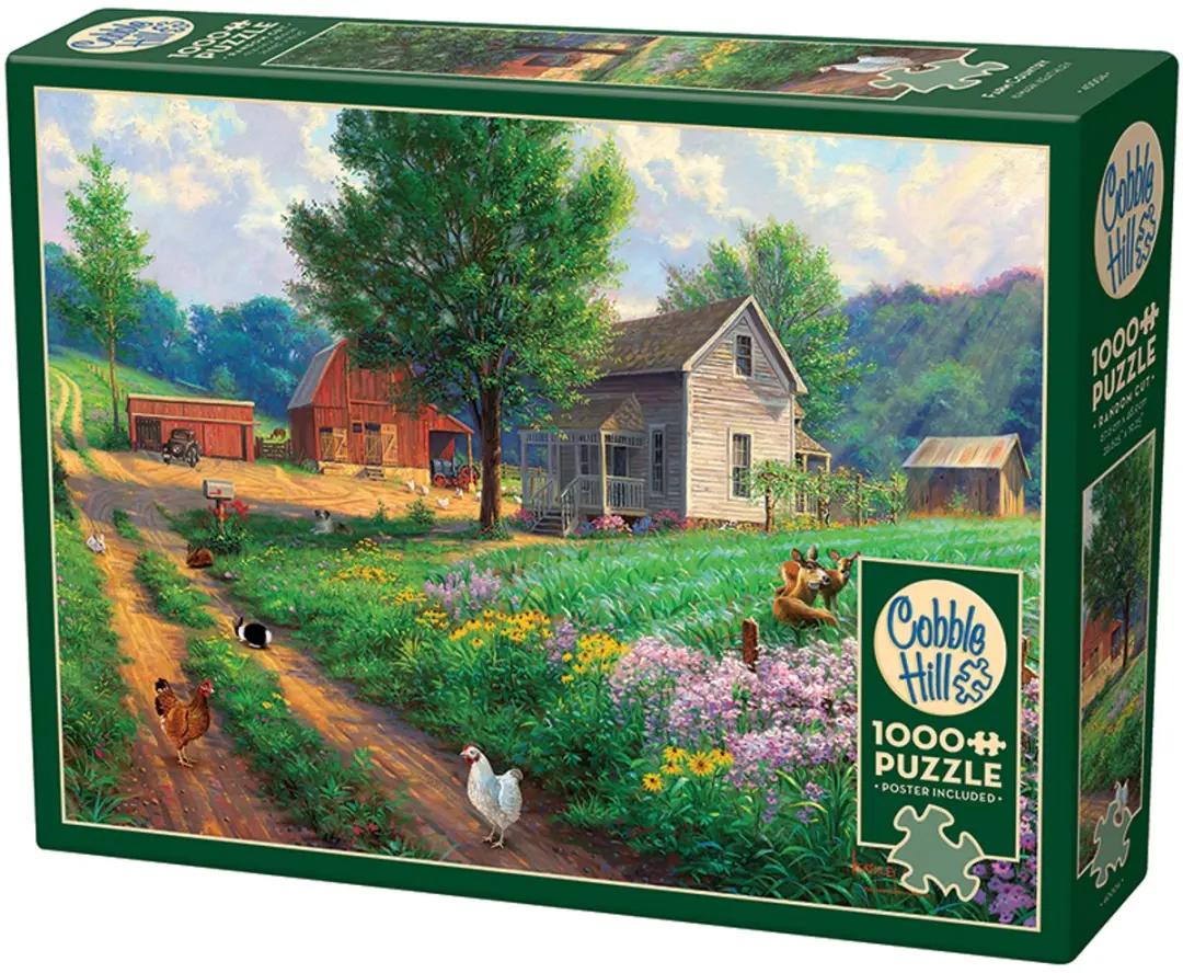 Cobble Hill Farm Country Legpuzzel 1000 Stuks - Multicolor - afbeelding 3 van 5