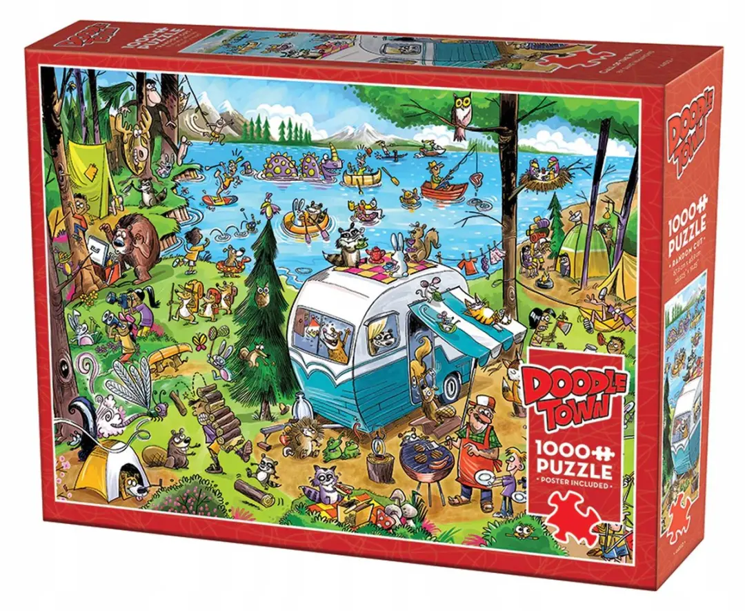 Merkloos Puzzel 1000 Stukjes