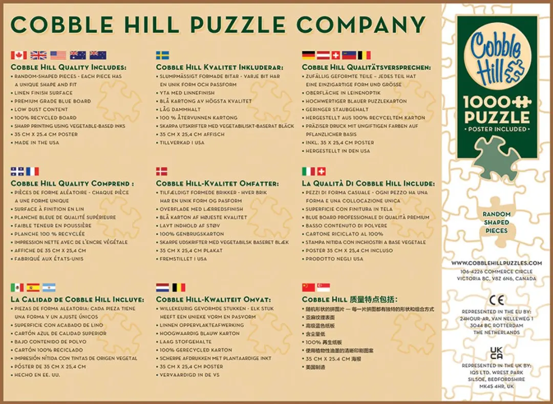 Cobble Hill Gekke kampeertrip 1000-delig Puzzel - Meerkleurig - afbeelding 4 van 5