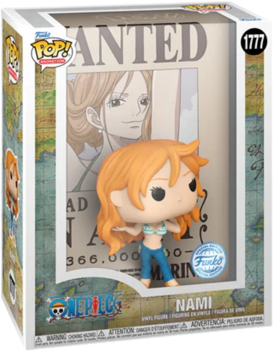 Funko Pop! One Piece Nami Wanted #1777 - VHS Target Exclusief