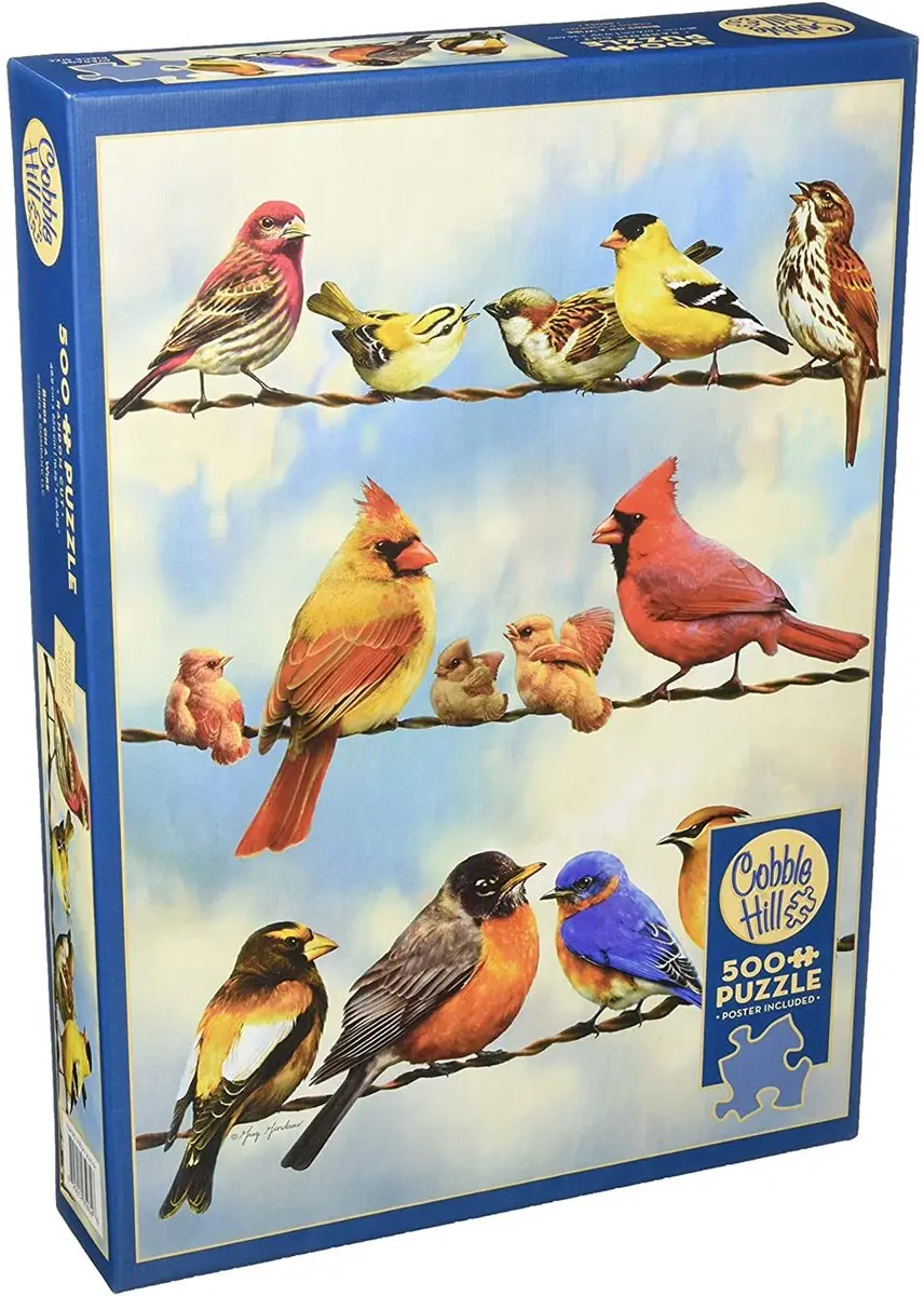 Cobble Hill Vogels in de Natuur Puzzel 500 Stuks - Meerkleurig