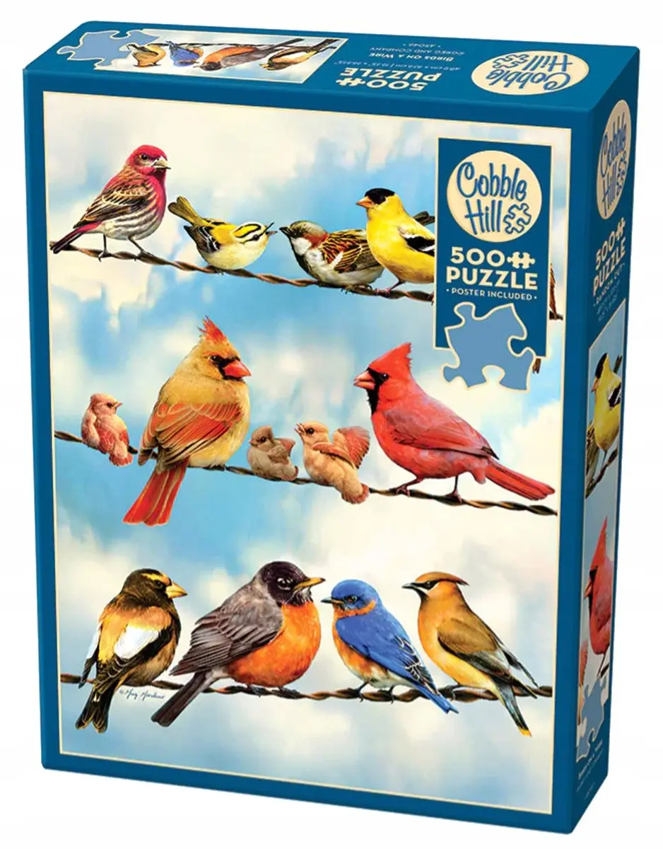 Puzzel 500 Stuk: Vogels in de Natuur