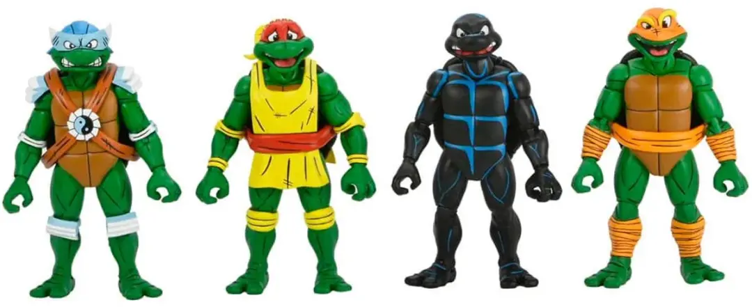 NECA Teenage Mutant Ninja Turtles (Archie Comics) Action Figuur 4-Pack Stump Wre