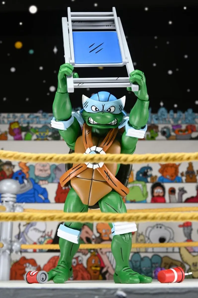Neca TMNT Stump Wrestling Turtles 4-Pack - 18cm - Archie Comics - NECA54469-01 - afbeelding 4 van 6