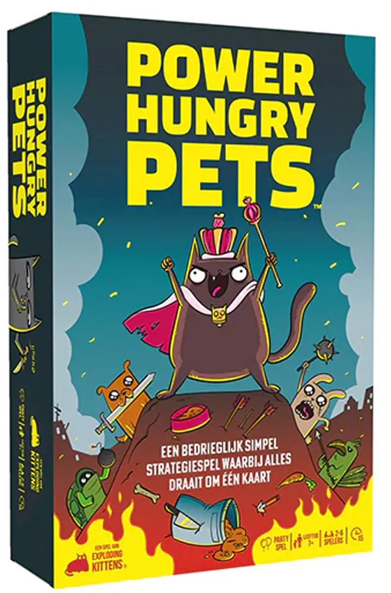 Exploding Kittens Power Hungry Pets Kaartspel