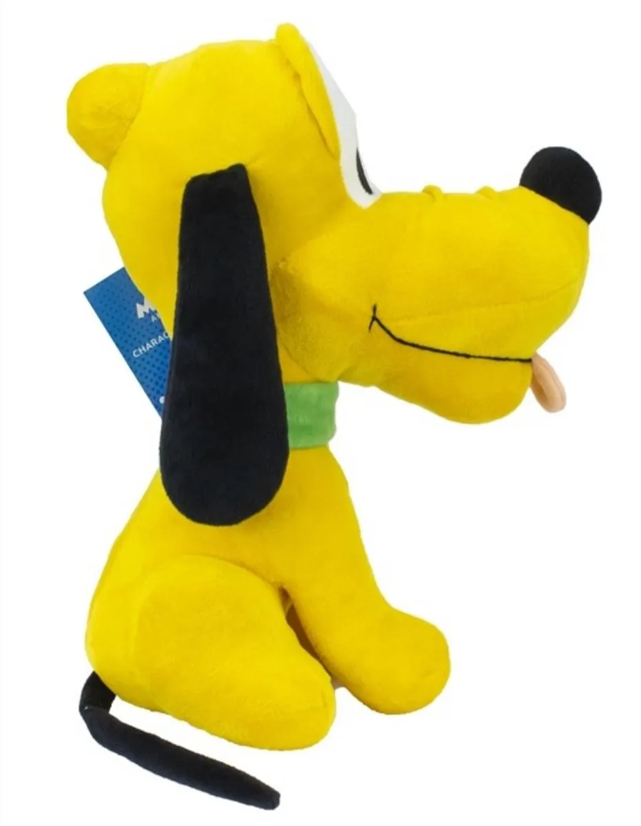 Disney Pluto Pluche Geluid 28cm - Geel