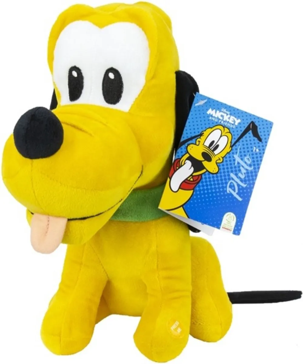 Disney Pluto Pluche Geluid 28cm