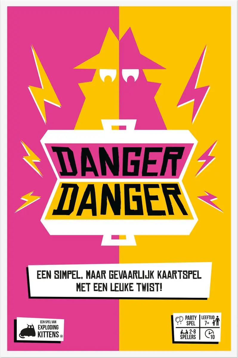 Exploding Kittens Danger Danger Nederlandstalig Kaartspel - EKIDANG01NL