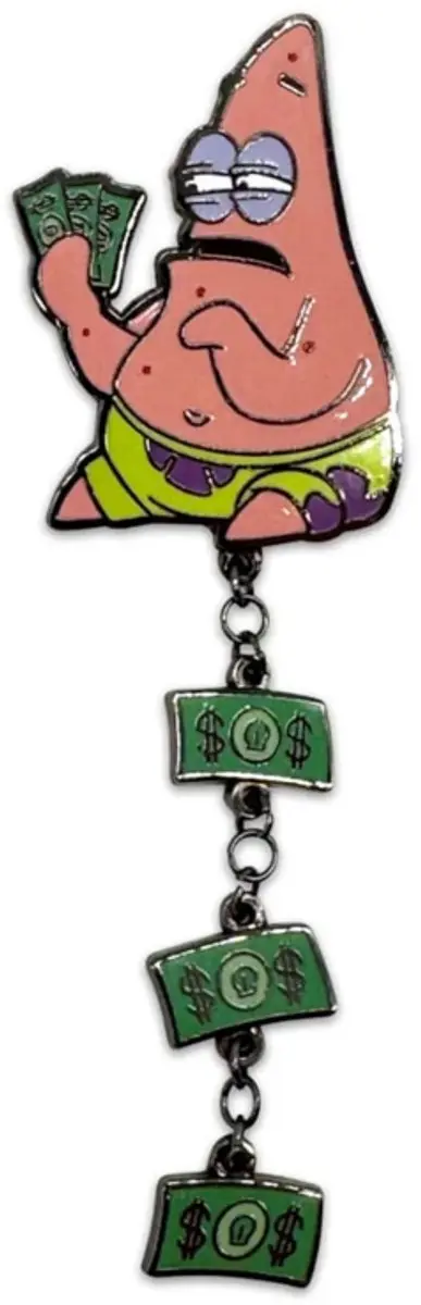 Youtooz SpongeBob SquarePants Dangling Pin Badge Patrick 12 cm Pins & Brooches