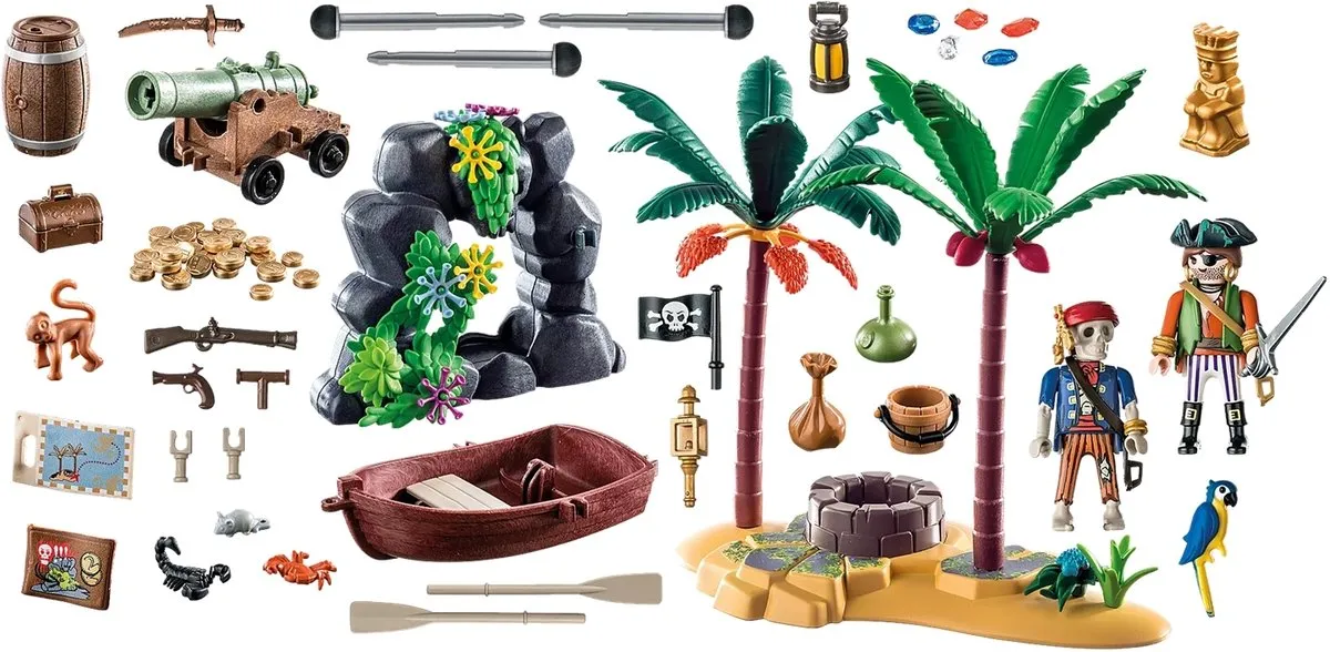 Playmobil Pirates Piratenschateiland 70962 - Skelet