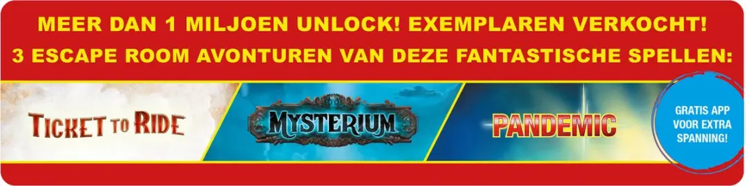 Space Cowboys Unlock! 10 Escape Room Spel SPC13-010 - 1-6 Spelers