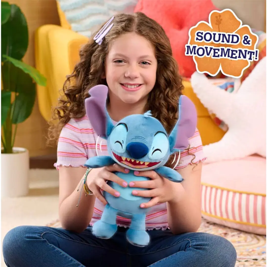 Disney Stitch Interactieve Knuffel JP10421 - Meerkleurig