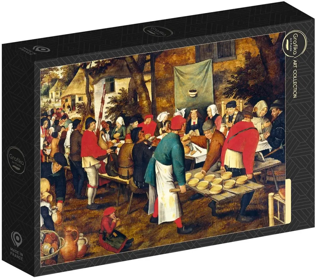 Grafika Puzzel Pieter Brueghel the Younger Boerenbruiloft - 2000 Stuks - Meerkleurig