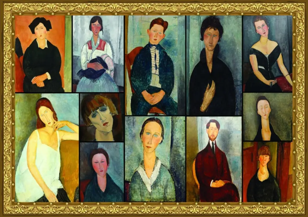 Grafika puzzel La peinture de Modigliani