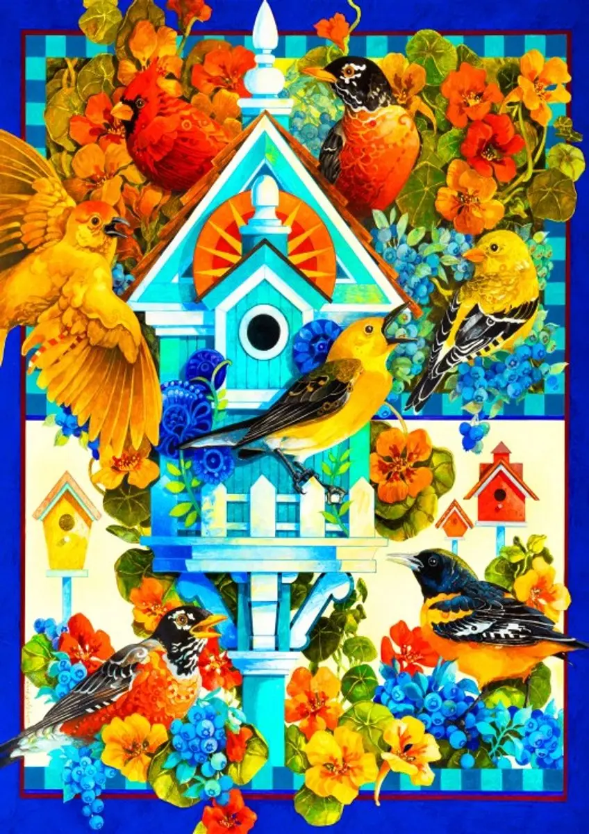 Bluebird Puzzle legpuzzel The Avian Sanctuary