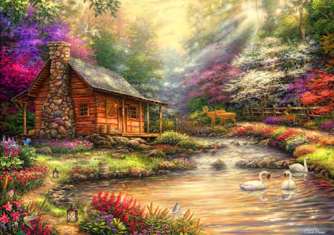 Bluebird Puzzle legpuzzel Brookside Retreat