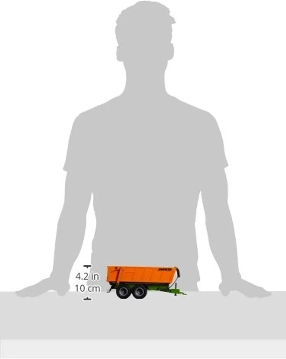 SIKU 6780 Dubbel-as-aanhangwagen - Oranje