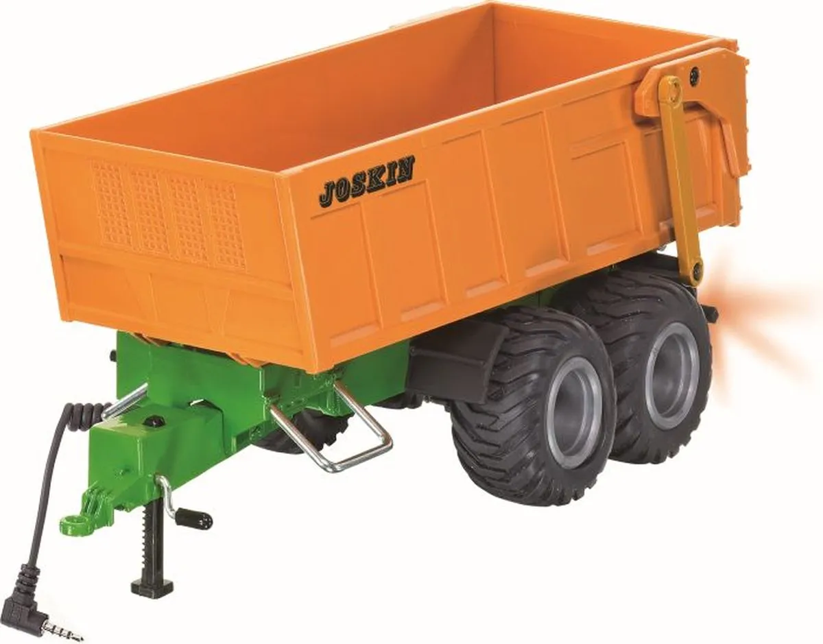 SIKU 6780 Dubbel-as-aanhangwagen - Oranje