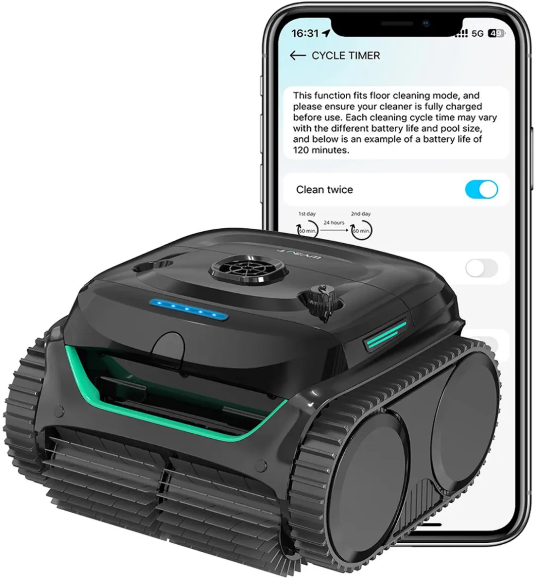 WYBOT C2 Draadloze Zwembadrobot