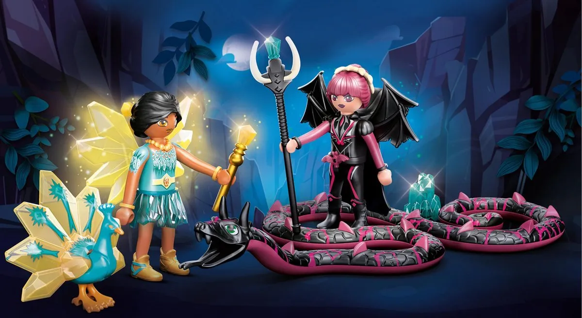 Playmobil Adventures of Ayuma Crystal Fairy & Bat Fairy - 70803