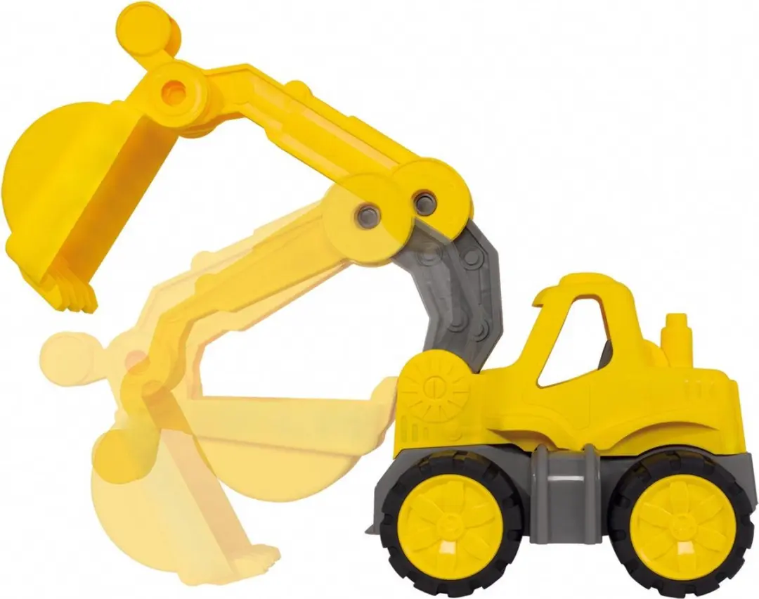 BIG Power Worker Mini Digger 800055802 - Geel - afbeelding 3 van 6