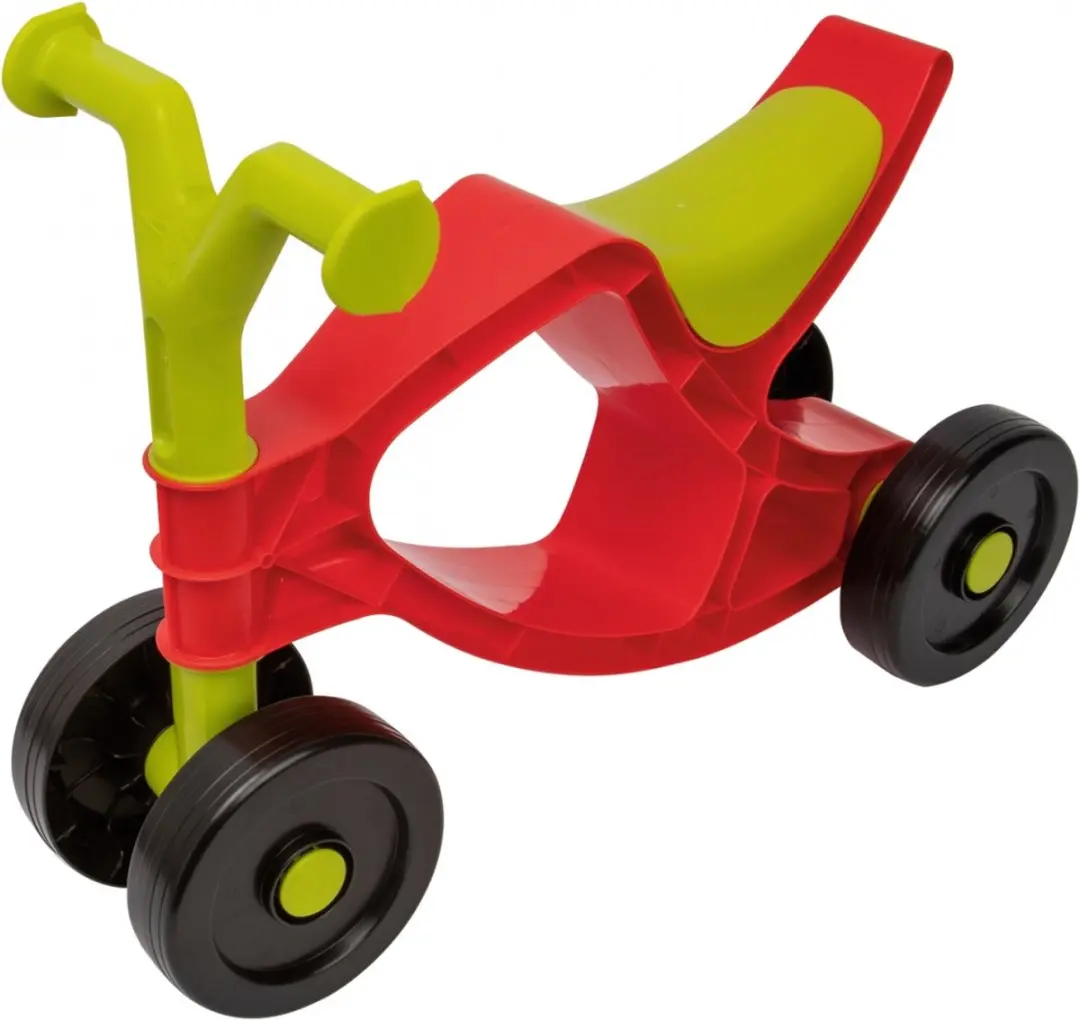 BIG Flippi Loopfiets Rood - 4 Wielen 10cm - 25kg