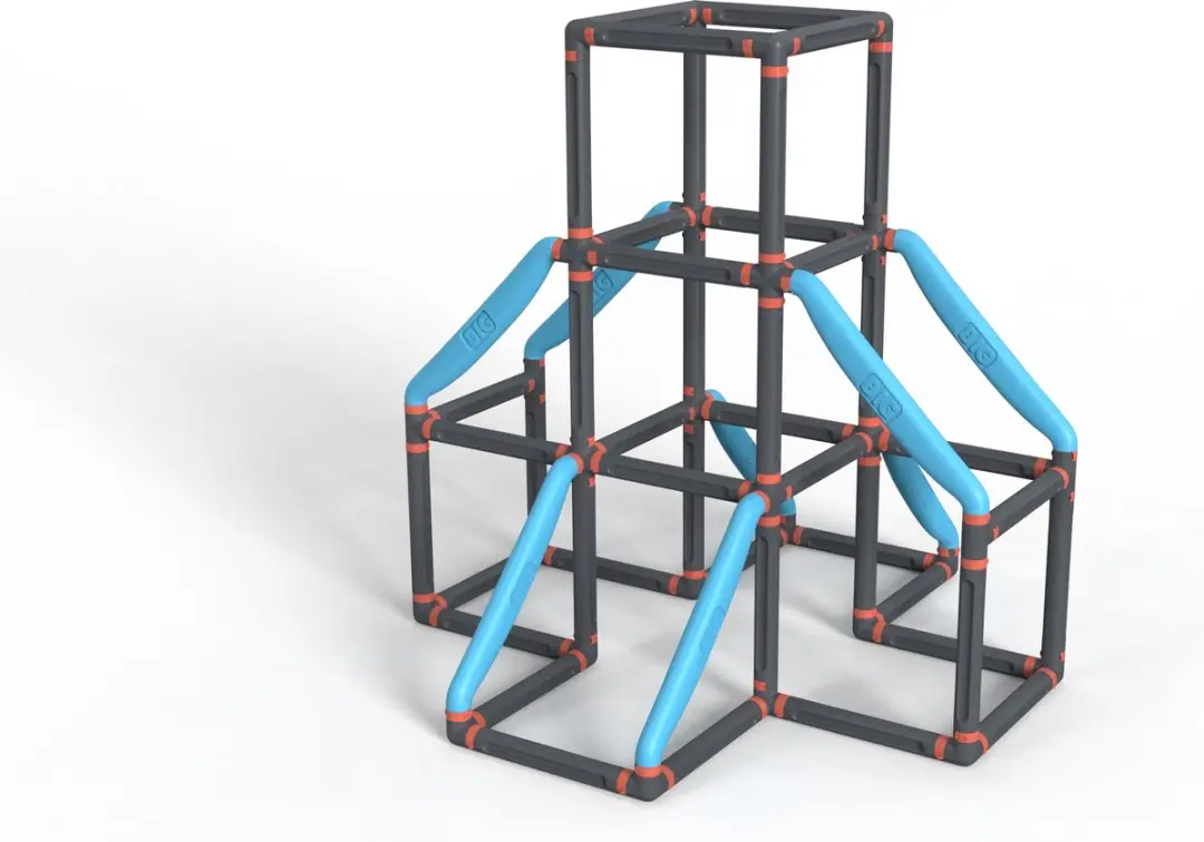 BIG Kraxxl The Tower Klimrek 800055700 - Blauw/Grijs