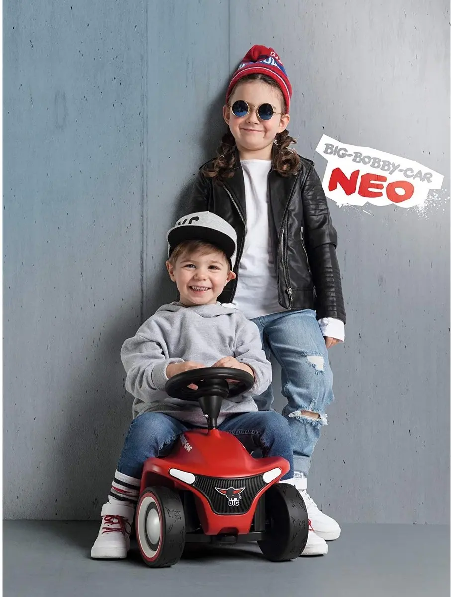BIG Bobby Car Neo Red - Loopauto - afbeelding 3 van 6