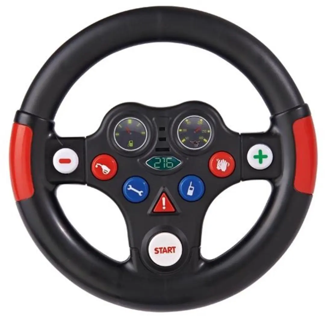 BIG Racing Sound Stuur 800056487 - Zwart/Rood - afbeelding 4 van 6