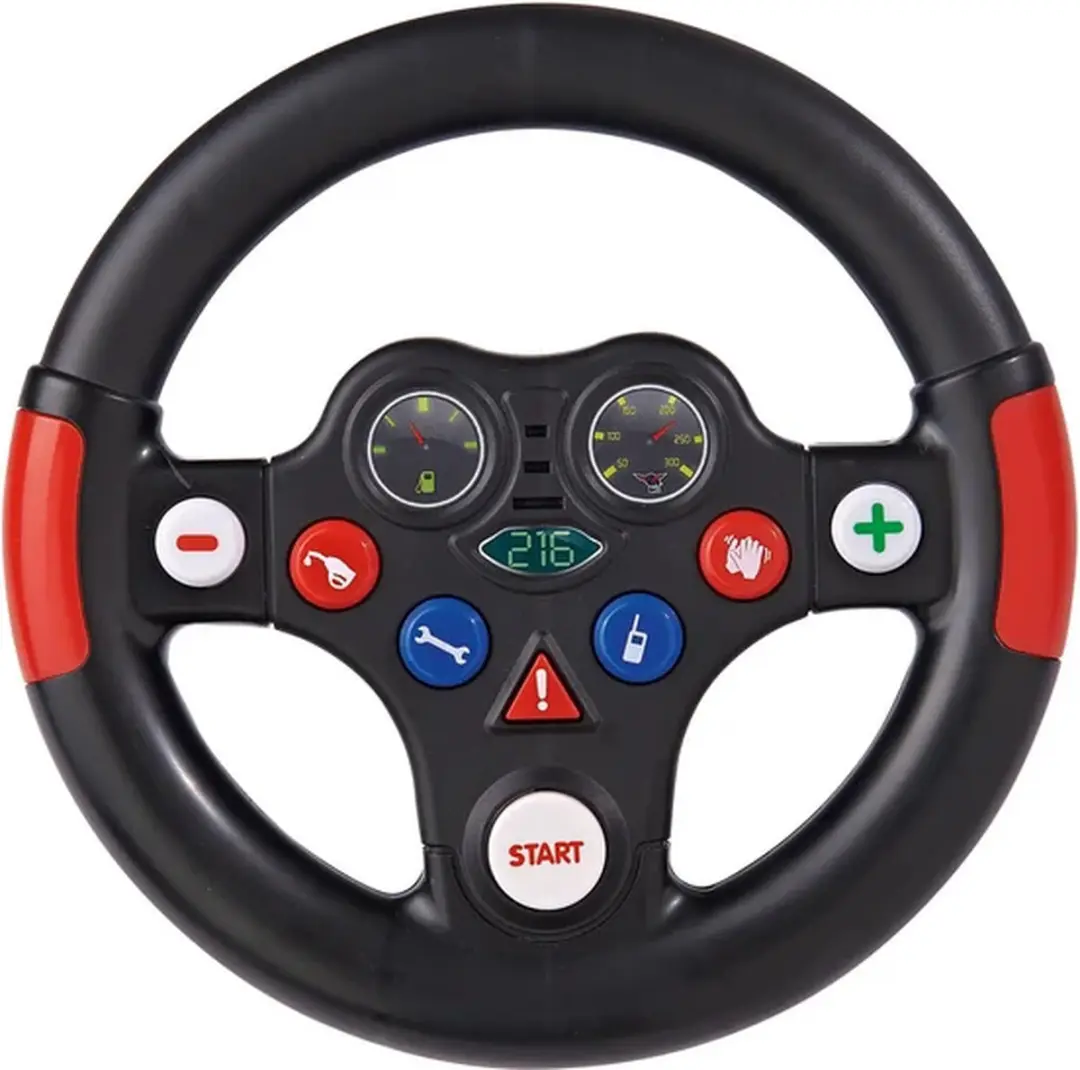 BIG Racing Sound Stuur 800056487 - Zwart/Rood - afbeelding 6 van 6