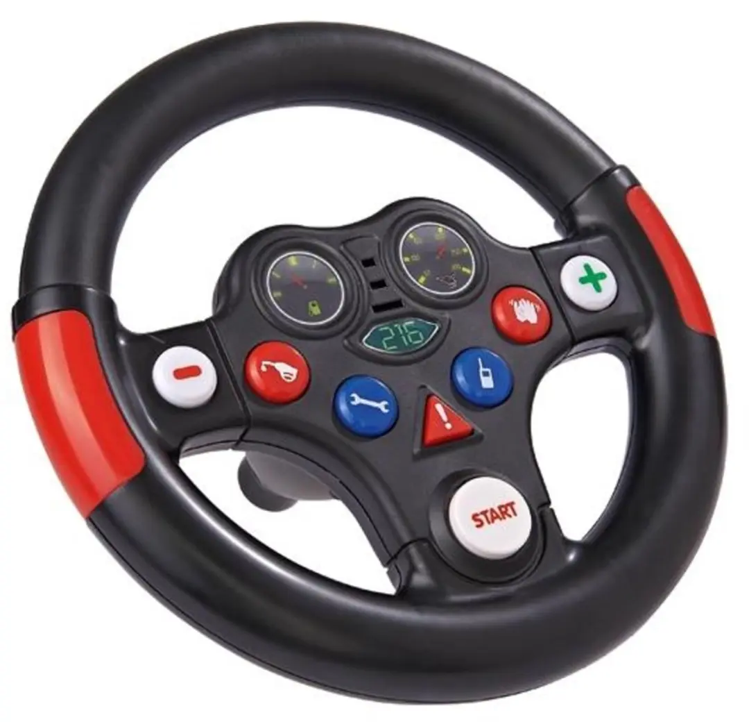 BIG Racing Sound Stuur 800056487 - Zwart/Rood - afbeelding 2 van 6