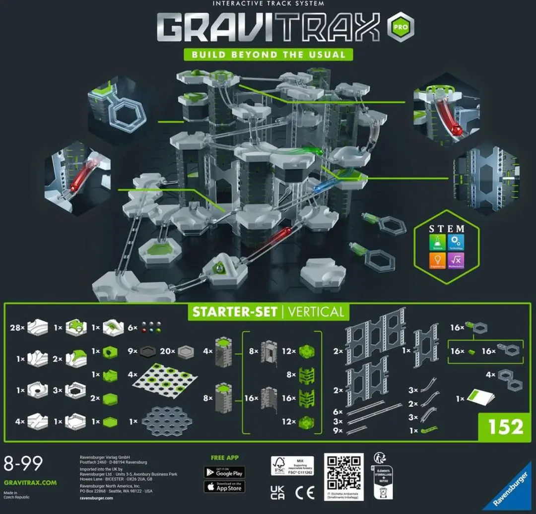 GraviTrax PRO Starter Set Vertical - Multicolor