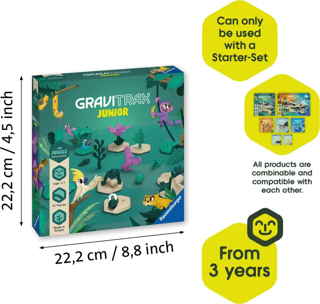 GraviTrax Junior Extension My Jungle - 182 Onderdelen