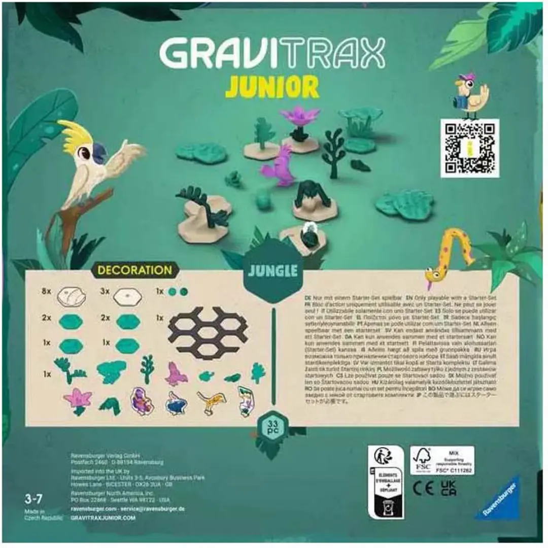 GraviTrax Junior Extension My Jungle - 182 Onderdelen - afbeelding 6 van 6