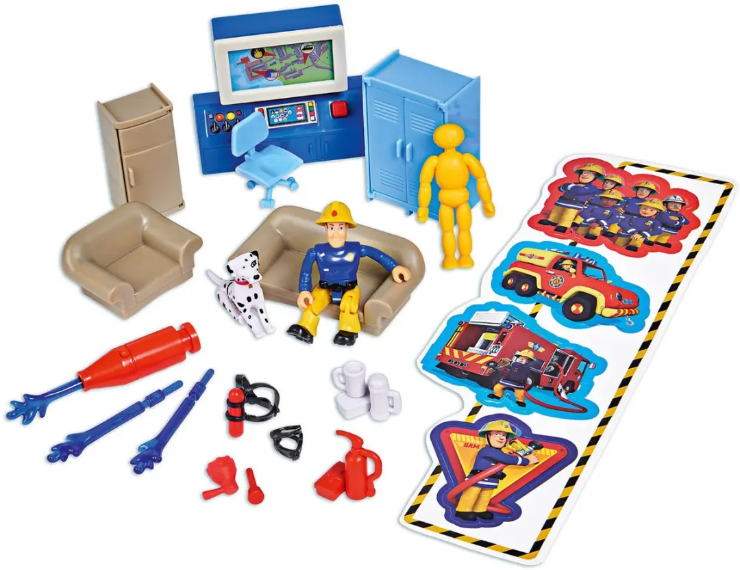 Simba Brandweerman Sam Brandweerkazerne XXL - Meerkleurig - afbeelding 4 van 6