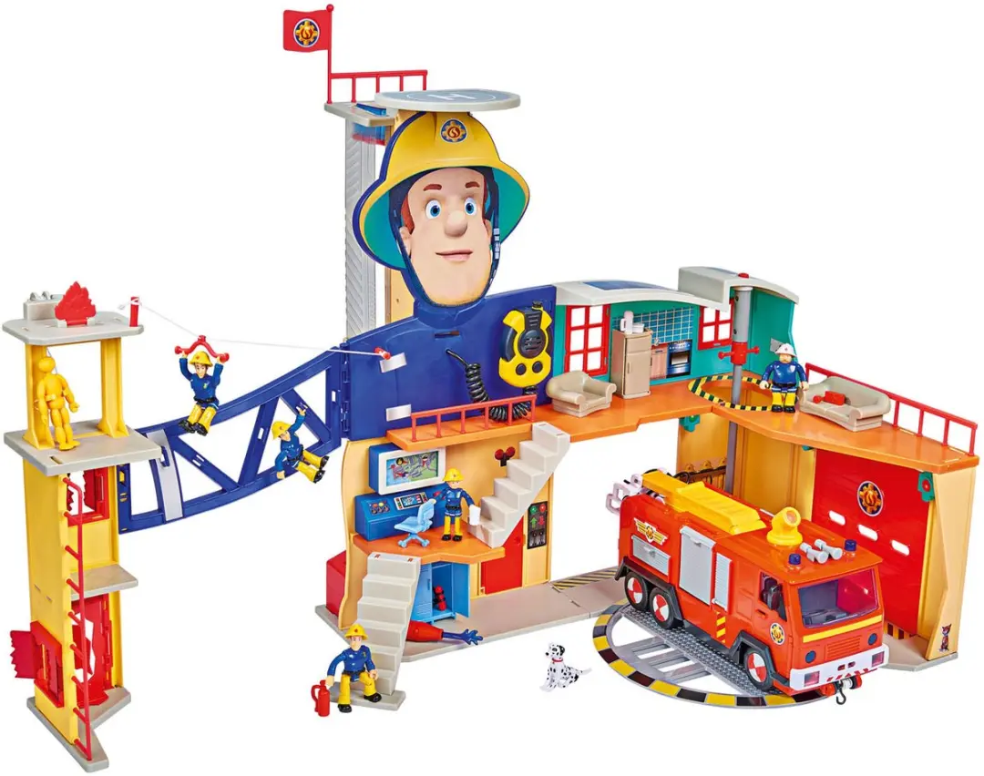 Simba Brandweerman Sam Brandweerkazerne XXL - Meerkleurig - afbeelding 6 van 6