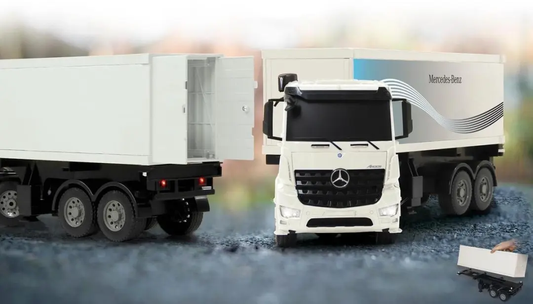 Jamara Mercedes-Benz Arocs RC Vrachtwagen 1:20 - Wit - JAM405148 - afbeelding 6 van 6