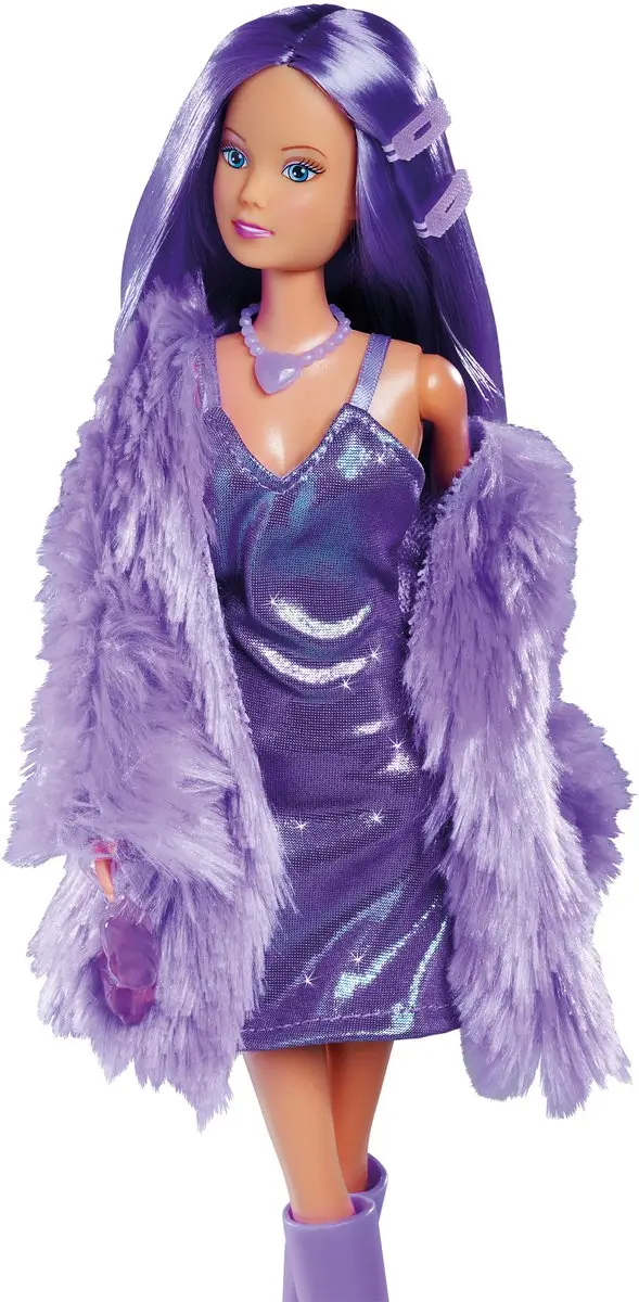 Simba Steffi Love Fluffy Pop - Paars - afbeelding 3 van 6