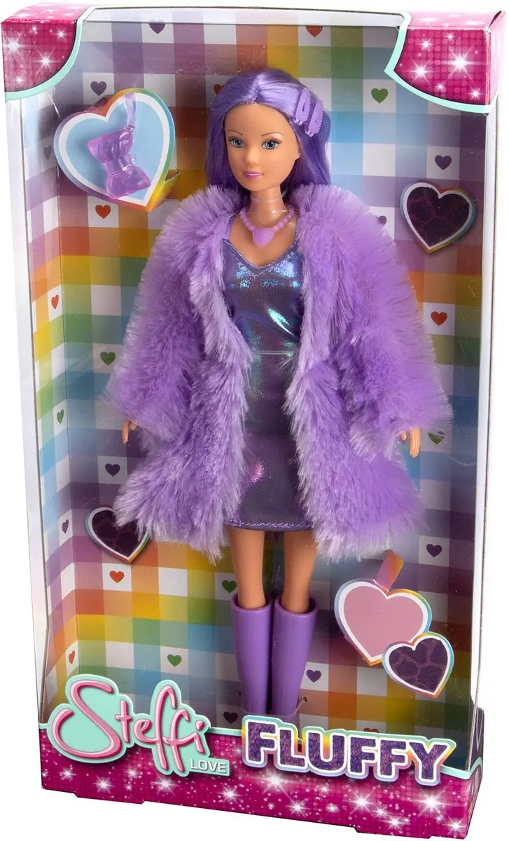 Simba Steffi Love Fluffy Pop - Paars - afbeelding 2 van 6