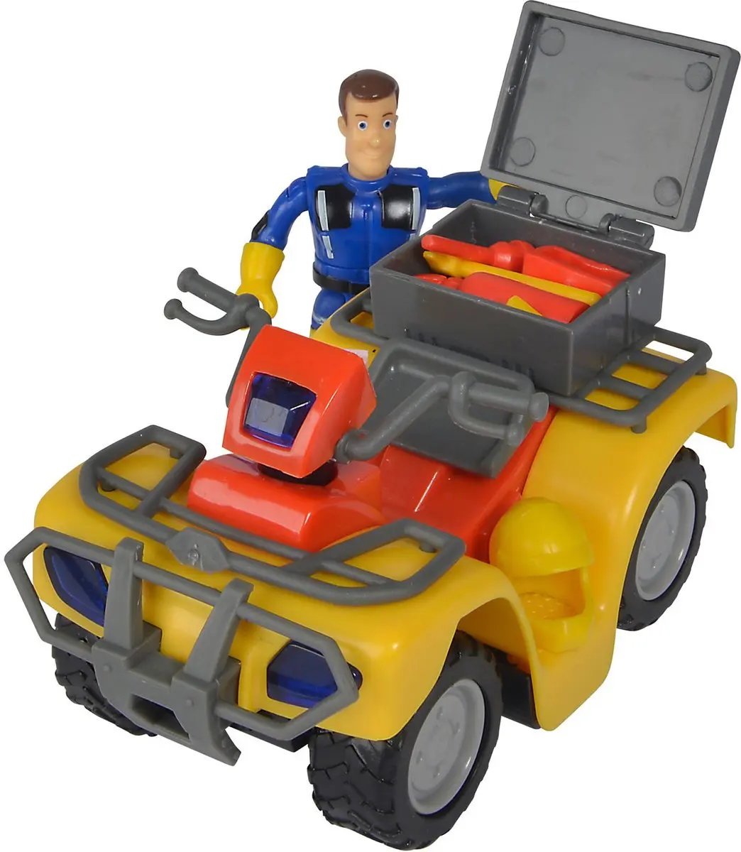Simba Brandweerman Sam Quad Speelgoed - MPN 109257657 - Meerkleurig - afbeelding 5 van 6
