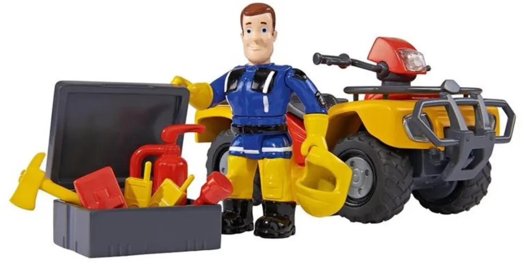 Simba Brandweerman Sam Quad Speelgoed - MPN 109257657 - Meerkleurig - afbeelding 3 van 6