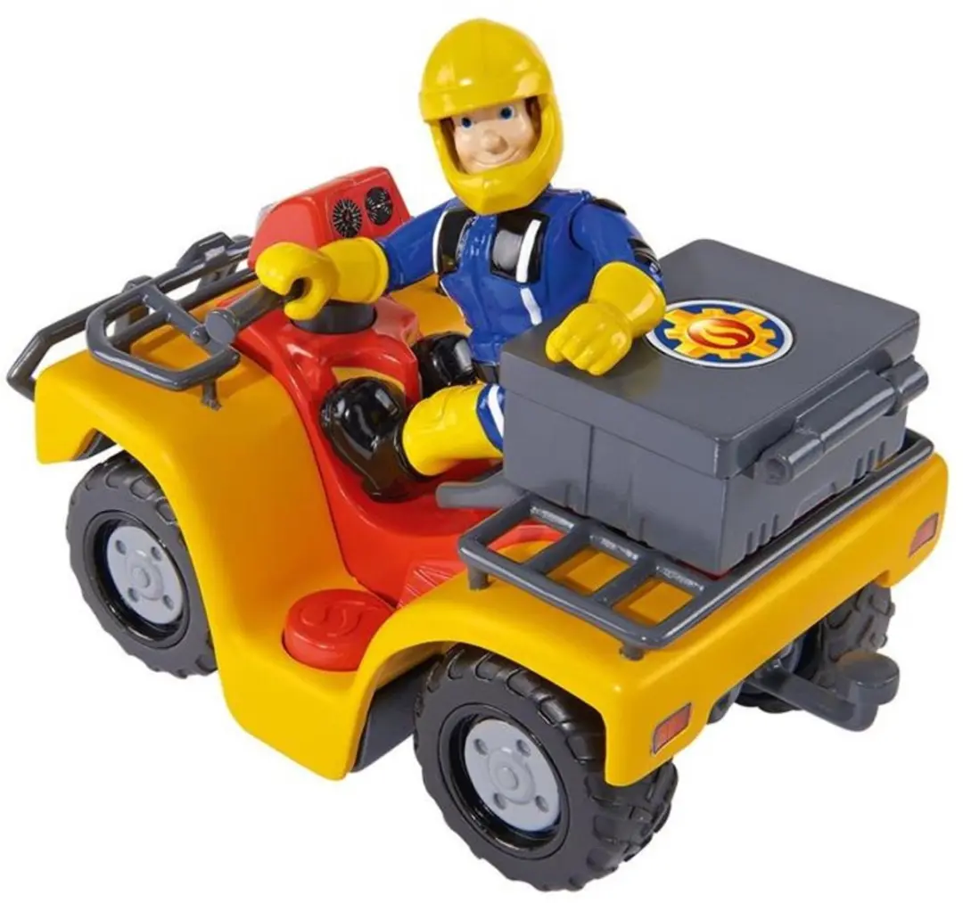 Simba Brandweerman Sam Quad Speelgoed - MPN 109257657 - Meerkleurig - afbeelding 2 van 6