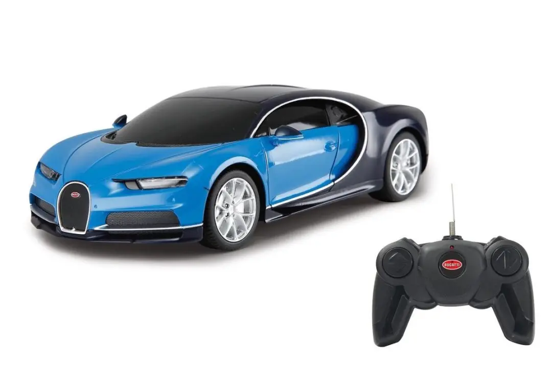 Jamara RC Sportauto Bugatti Chiron 1:24 - Blauw - afbeelding 4 van 6
