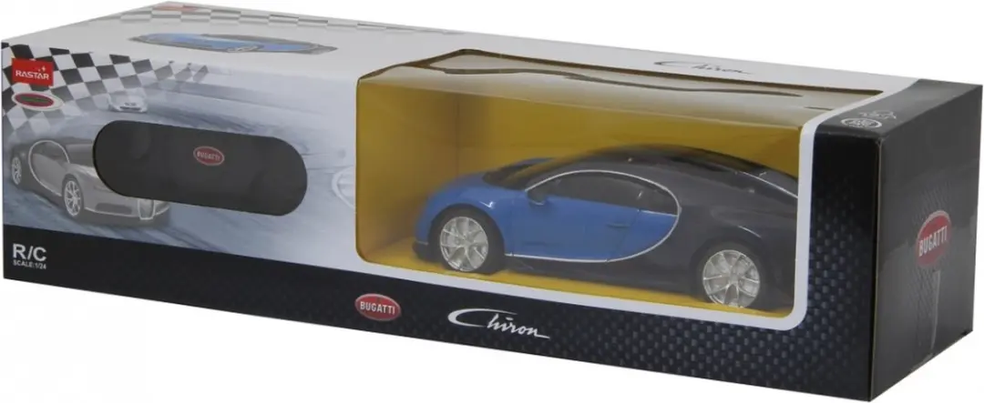 Jamara RC Sportauto Bugatti Chiron 1:24 - Blauw - afbeelding 5 van 6